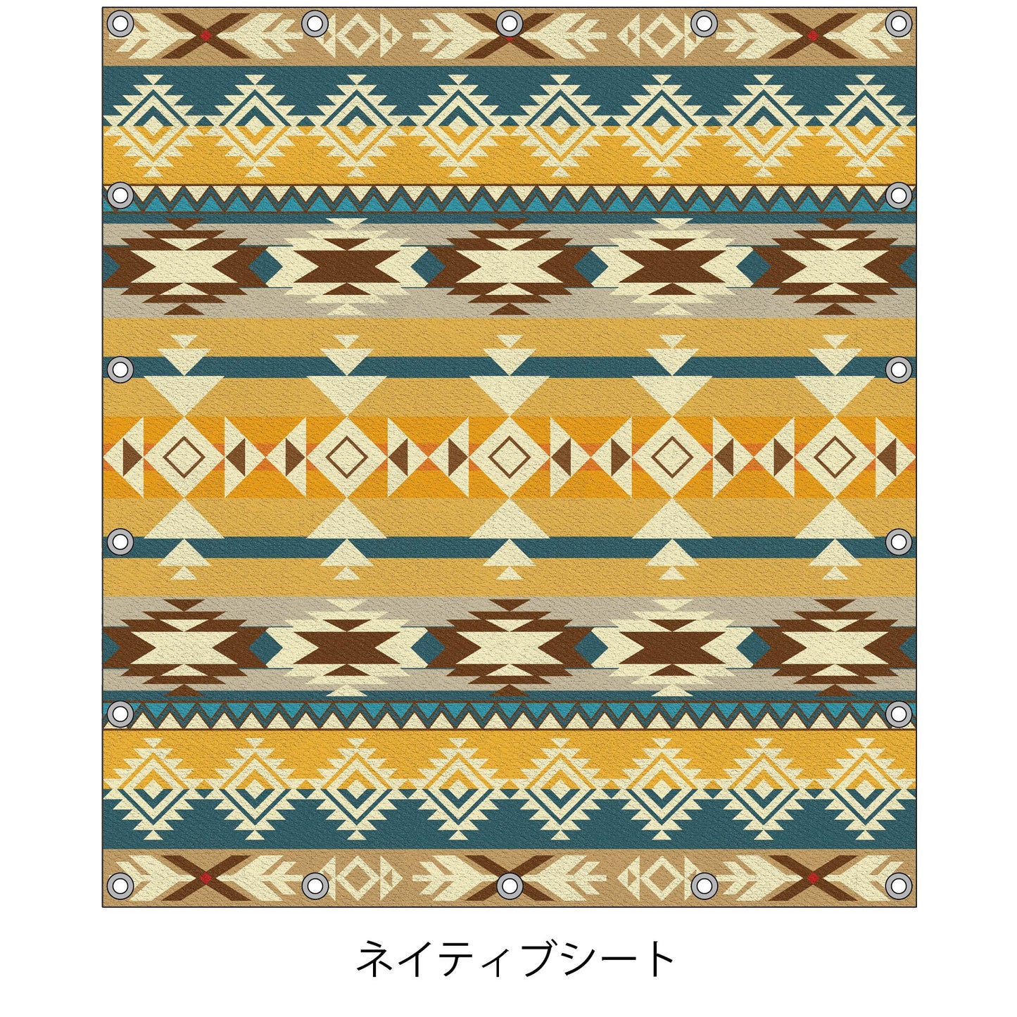 軽トラ用・デザイントラックシート【ネイティブシート柄】(1.9×2.1m)