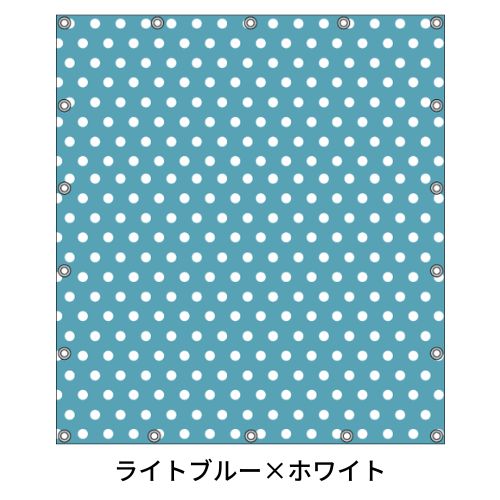 軽トラ用・デザイントラックシート【ドット柄(小)】(1.9×2.1m/1.73~1.93×1.85m/1.73~1.93×1.69m)
