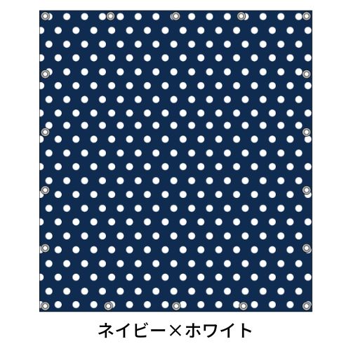 軽トラ用・デザイントラックシート【ドット柄(小)】(1.9×2.1m/1.73~1.93×1.85m/1.73~1.93×1.69m)