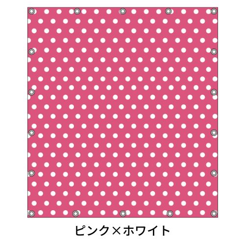 軽トラ用・デザイントラックシート【ドット柄(小)】(1.9×2.1m/1.73~1.93×1.85m/1.73~1.93×1.69m)