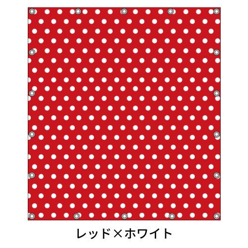 軽トラ用・デザイントラックシート【ドット柄(小)】(1.9×2.1m/1.73~1.93×1.85m/1.73~1.93×1.69m)