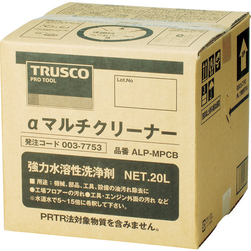 TRUSCO αマルチクリーナー 20L （1箱）
