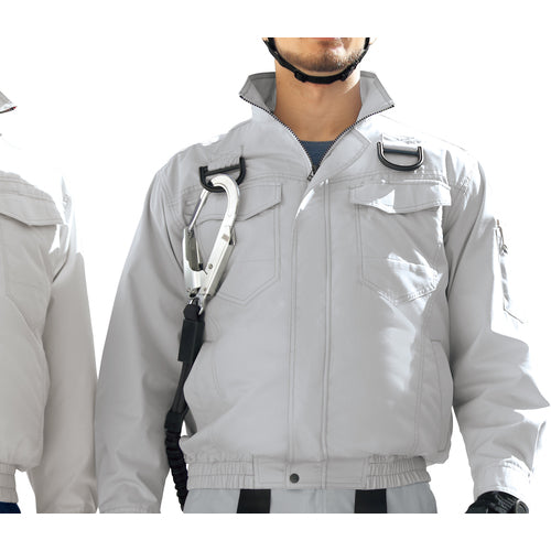 XEBEC 綿ポリ混紡ペンタスフルハーネス仕様空調服XE98101−19−5L ディープネイビー