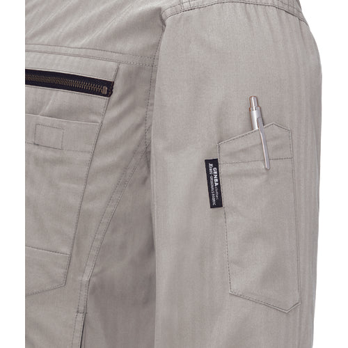XEBEC 綿薄手現場服ヘリンボン空調服XE98002−39−L サンドベージュ