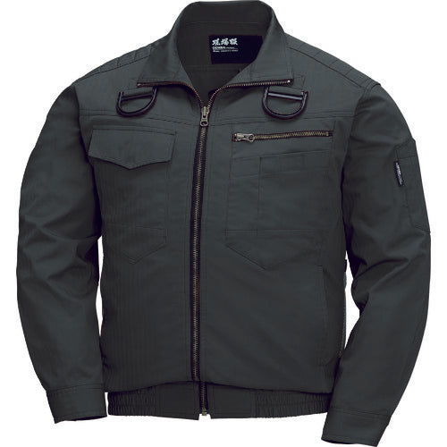 XEBEC 綿薄手現場服ヘリンボンフルハーネス仕様空調服XE98102−62−S アーミーグリーン