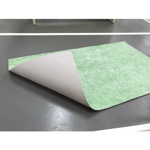 TRUSCO ノンスリップオイルキャッチャーマット 緑 500X900 10枚入