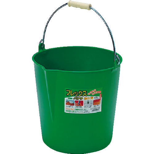 田中 フレックスバケツ 15L グリーン