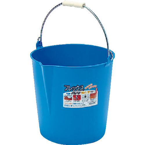 田中 フレックスバケツ 15L ブルー