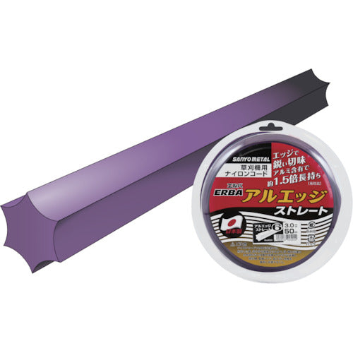 三陽金属 ナイロンコード アルエッジ6ストレート 50m