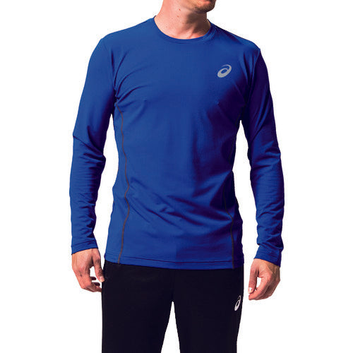 アシックス 長袖シャツ ウィンジョブR ロングスリーブクールトップ アシックスブルー×ダークグレー Sサイズ