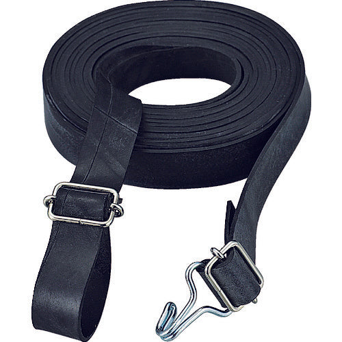 TRUSCO ゴムロープ金具付き Wフックバックル付20mmX1.0m 1本