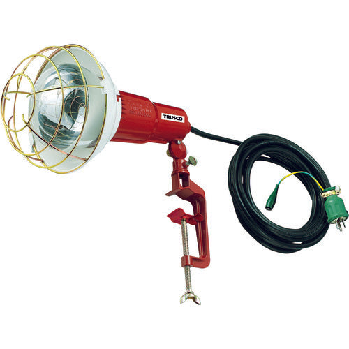 TRUSCO アース付投光器 ポッキンプラグ付コード10m 300W