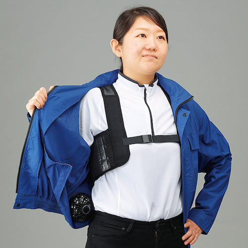 緑十字 熱中症 予防対策用品 ピタッと冷却ベスト 標準パッケージ XLサイズ ブラック 1セット(3個)