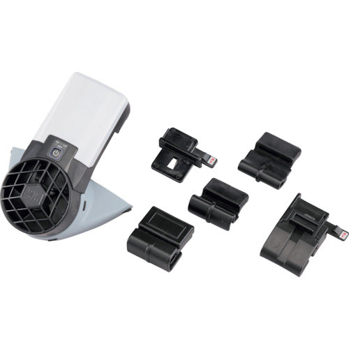 トーヨーセフティ ヘルメット取付式 送風機 ウィンディーⅢ 電池式