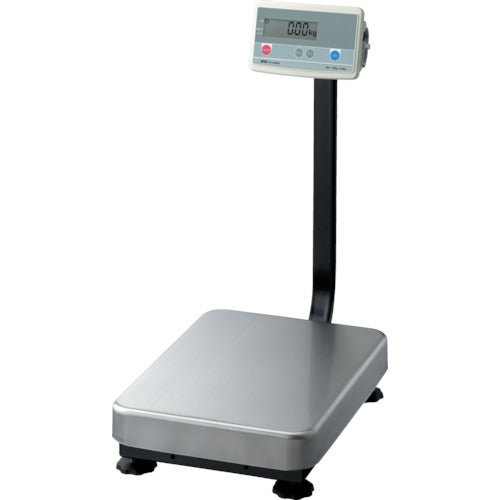 A＆D デジタル台はかり （ポール付） ひょう量60kg 計量皿寸法W390×D530mm