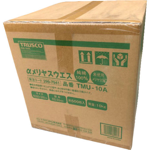 TRUSCO αメリヤスウエス 汎用タイプ（10kg入）
