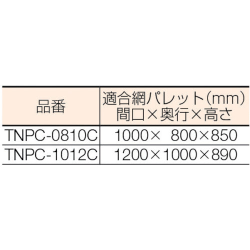 TRUSCO ネットパレット用カバー クリア