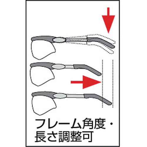 TRUSCO 二眼型保護メガネ 透明