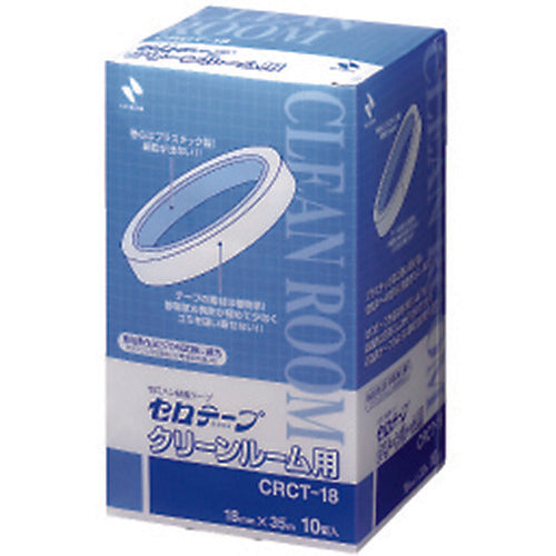 ニチバン セロテープクリーンルーム用 CRCT−18 18x35（1箱10巻入） バイオマスマーク認定製品