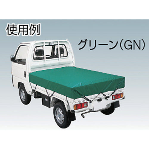 TRUSCO トラックシートα 4t用 幅4600mmX長さ6.0m 銀