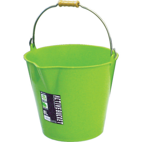 RISU アクティブバケツ 8L ライトグリーン