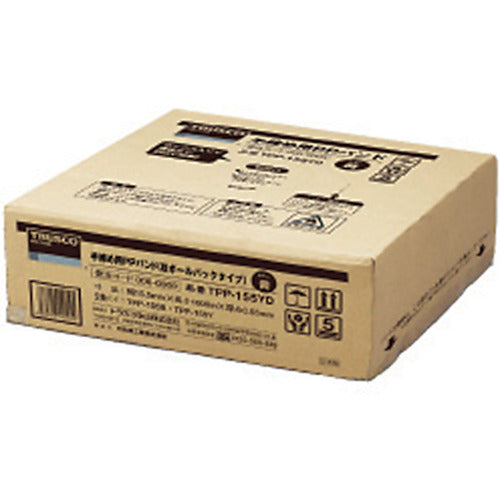 TRUSCO 手締用PPバンド 15.5mmX1000m巻 段ボールパック 黄