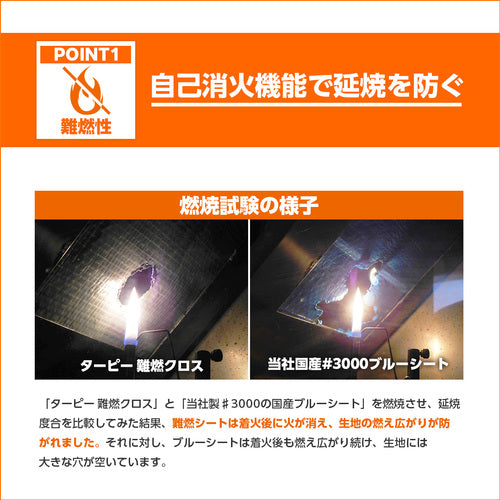 萩原 ターピー 難燃クロス グレー 1.81m×100m