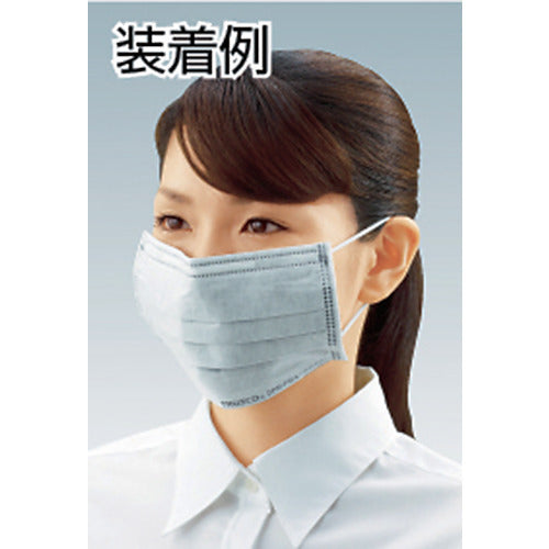 TRUSCO フレッシュマスク活性炭入 （1Pk（箱）＝50枚入）