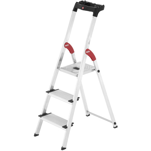 ハセガワ 上枠付踏台 L−80 3ステップ（17772）