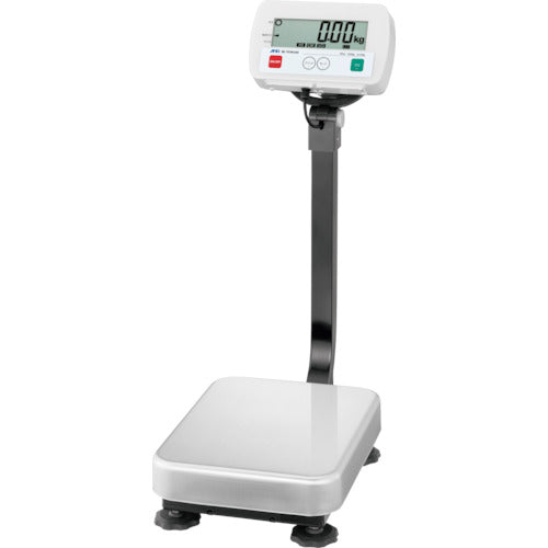 A＆D 防塵・防水デジタル台はかり SEシリーズ（一体型・ポール付） ひょう量150kg 最小表示20g 計量皿寸法W300×D380mm