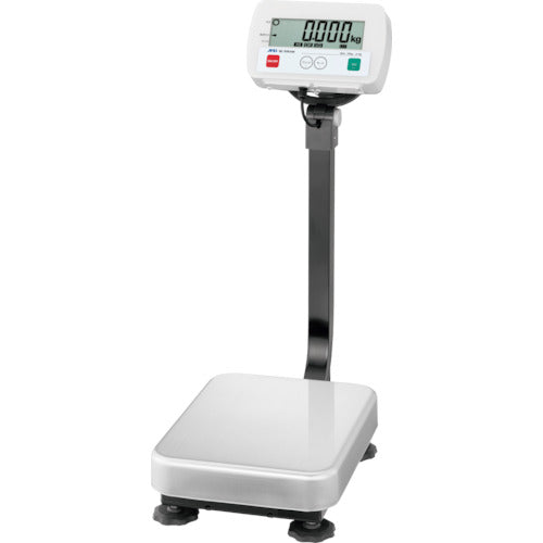 A＆D 防塵・防水デジタル台はかり SEシリーズ（一体型・ポール付） ひょう量30kg 最小表示5g 計量皿寸法W300×D380mm