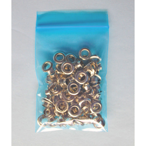 セイニチ チャック付ポリ袋 ユニパック A−4 半透明青 縦70×横50×厚さ0.04mm 300枚入