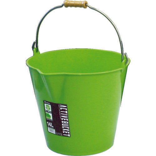 RISU アクティブバケツ 14L ライトグリーン