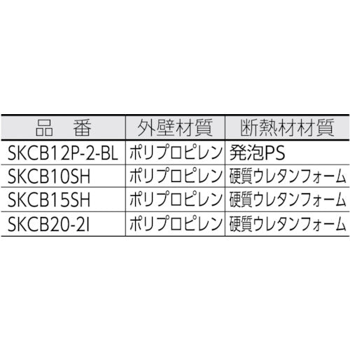 サンコー 保温・保冷ボックス 201550 サンコールドボックス＃15S（本体のみ）ブルー