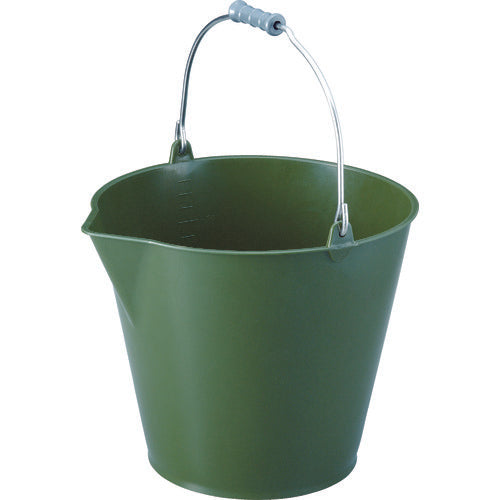 TRUSCO ソフトバケット 14L OD色