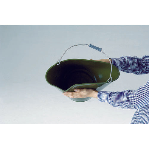 TRUSCO ソフトバケット 14L OD色