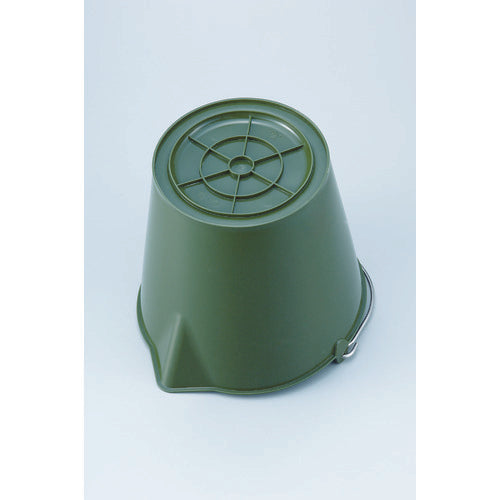 TRUSCO ソフトバケット 14L OD色