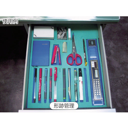 TRUSCO 5S管理シート 7mm厚 灰色