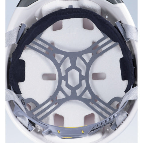 GENTOS GRIT ヘッドライト一体化可能ヘルメット テープ内装タイプ 白