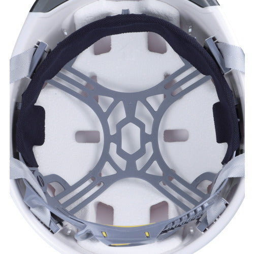 GENTOS GRIT ヘッドライト一体化可能ヘルメット 成型内装タイプ 白