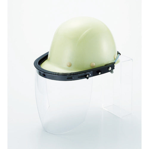 TRUSCO ヘルメット取付型防災面（簡単着脱タイプ）