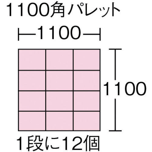 サンコー ボックス型コンテナー 200796 サンボックス＃6A−3ライトグレー