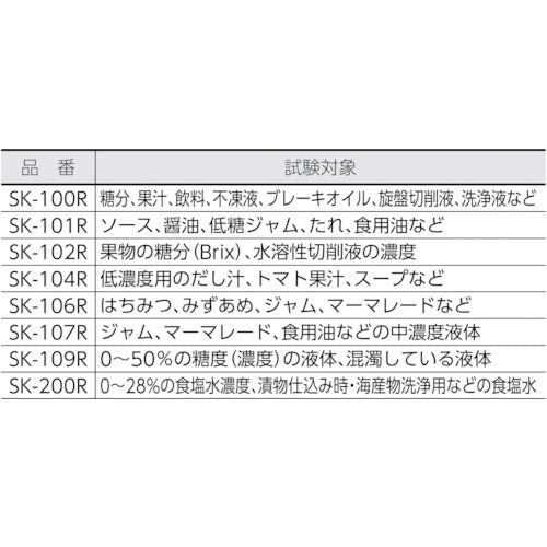 佐藤 手持屈折計Rシリーズ SK−102R（0182−00）
