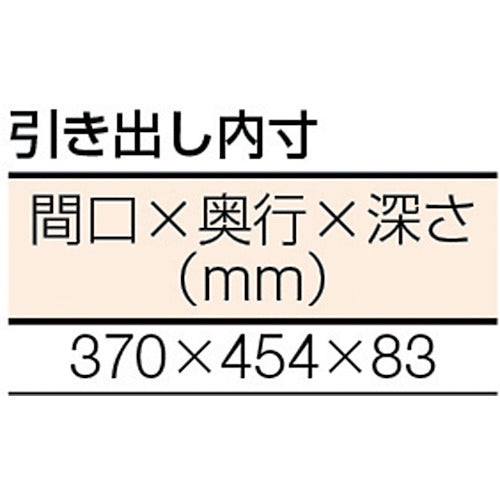 TRUSCO RTWC型作業台 （3段引出付）