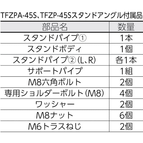 TRUSCO 【9月上旬入荷予定】全閉式アルミハネ工場扇 ゼフィール スタンドタイプ