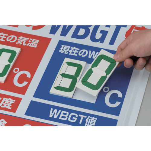 ユニット WBGT値表示板