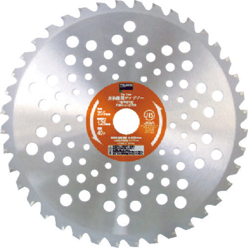 TRUSCO 刈払機用チップソー 一般草刈り用 Φ255X25.4X40P