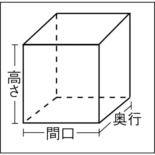 TRUSCO パレットカバー1500×1500×1200 ベルト付