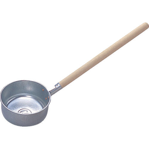 TRUSCO ひしゃく 700ml スチール製 木柄