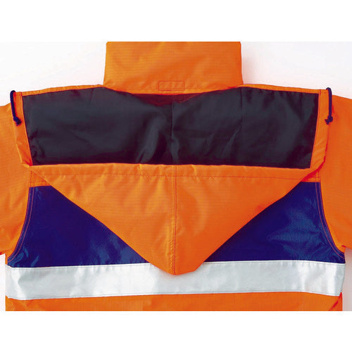 ミドリ安全 高視認性 防水帯電防止防寒コート イエロー 5L